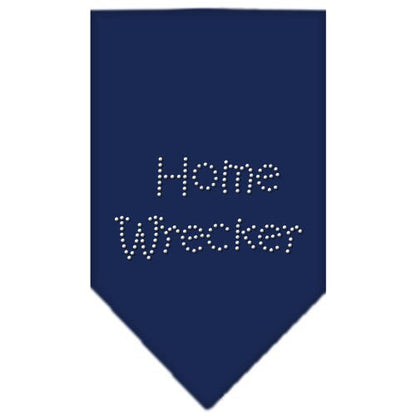 Bandana para mascotas y perros con diamantes de imitación, "Home Wrecker"