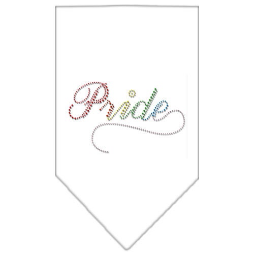 Bandana para mascotas y perros con diamantes de imitación, "Pride"