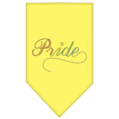 Bandana para mascotas y perros con diamantes de imitación, "Pride"