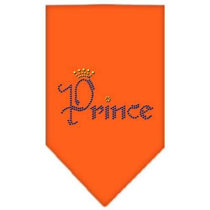 Bandana para mascotas y perros con diamantes de imitación, "Prince"