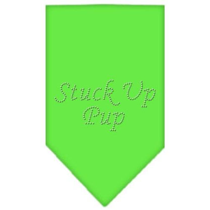 Pet and Dog Bandana Rhinestone, "Stuck Up Pup"