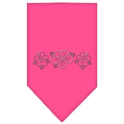 Bandana para mascotas y perros con diamantes de imitación, "Flor tropical"