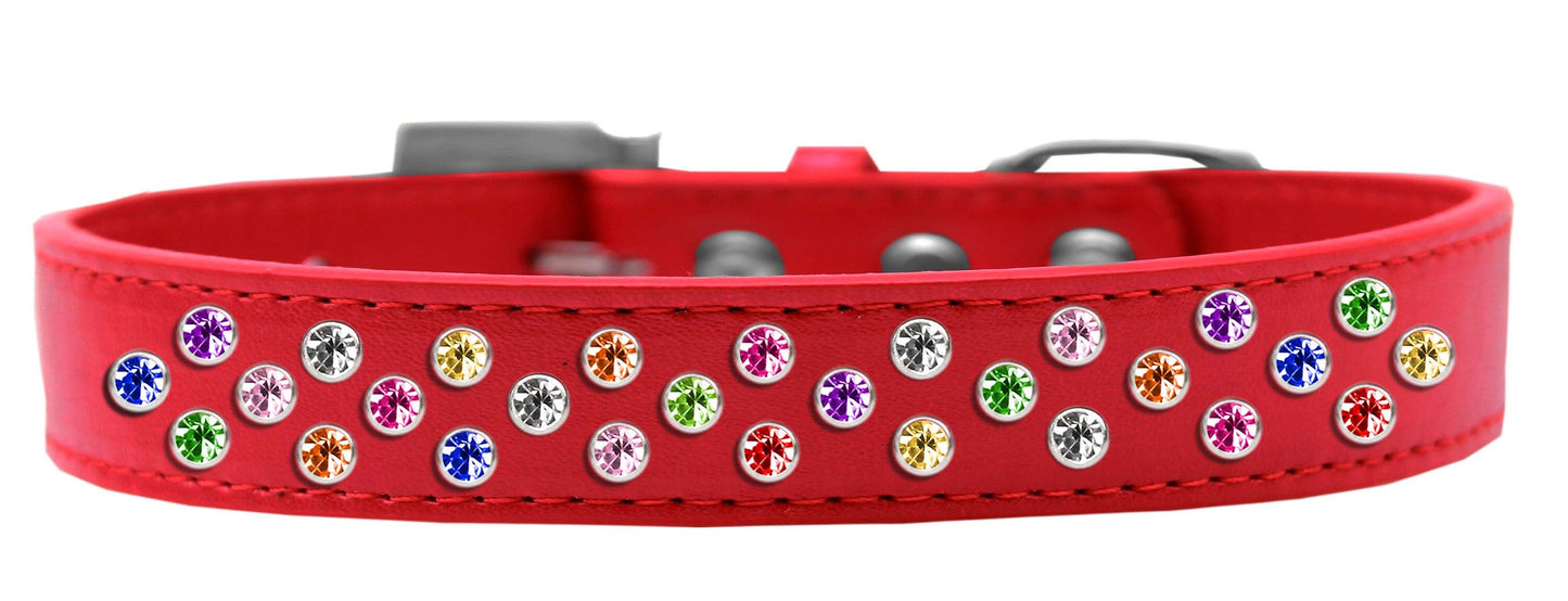 Collar de moda para perros, cachorros y mascotas, "Confetti Crystal Rimsets Sprinkles"