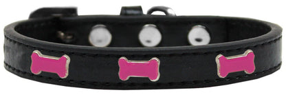 Collar de moda para perros, cachorros y mascotas, "Pink Bone"