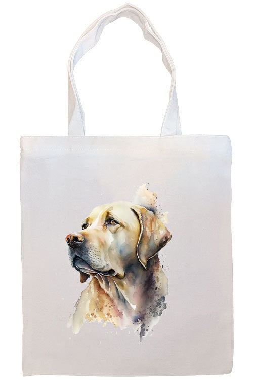 Bolso de lona con cremallera, asas y bolsillo interior, "Labrador"