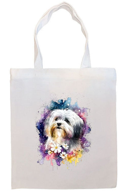 Bolso de lona con cremallera, asas y bolsillo interior, "Havanese"