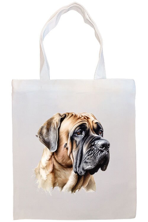 Bolso de lona con cremallera, asas y bolsillo interior, "Mastiff"