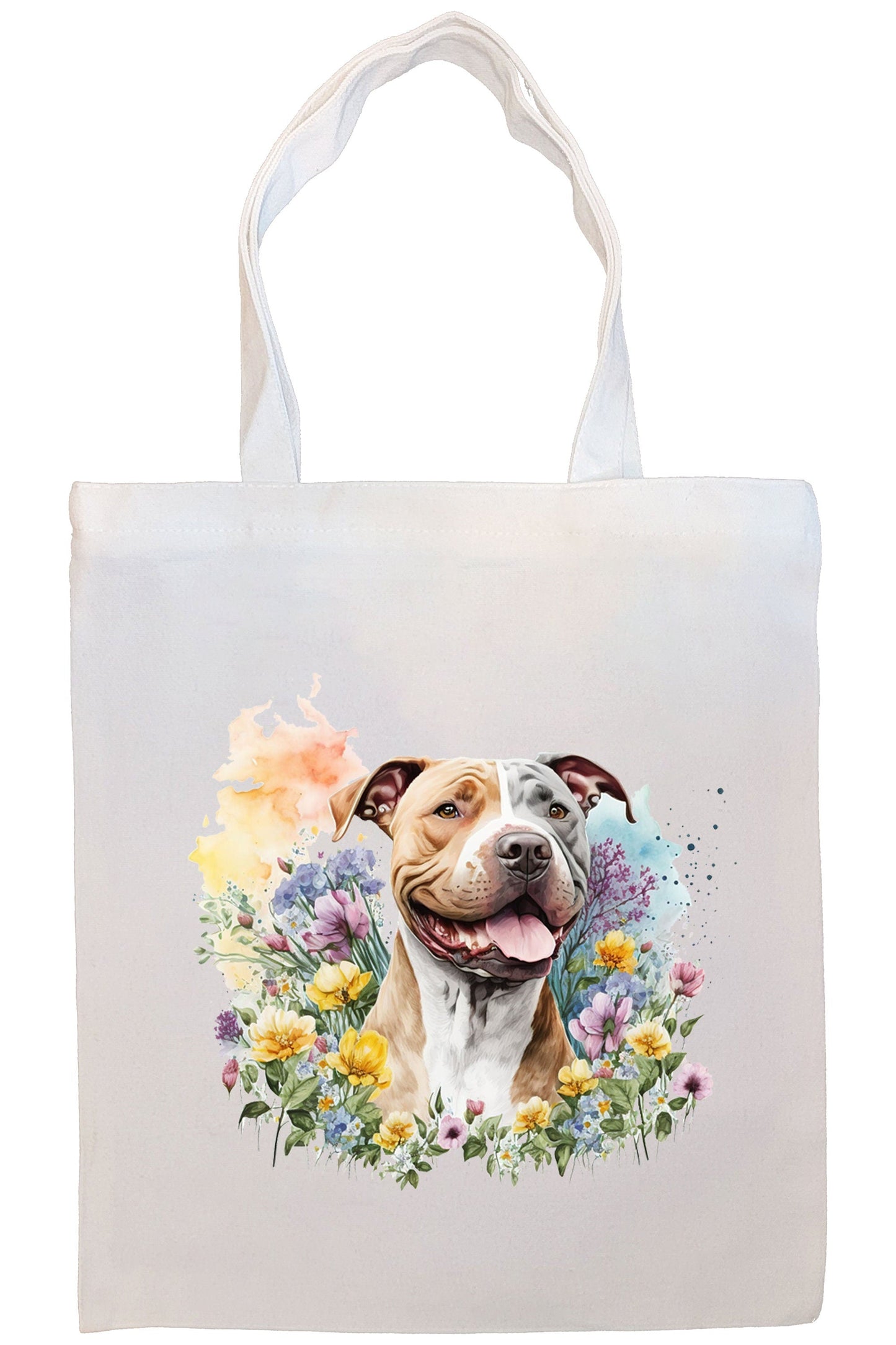 Bolsa de lona con cremallera, asas y bolsillo interior, "Pit Bull"