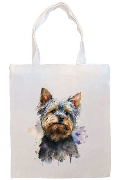 Bolso de lona con cremallera, asas y bolsillo interior, "Yorkie"