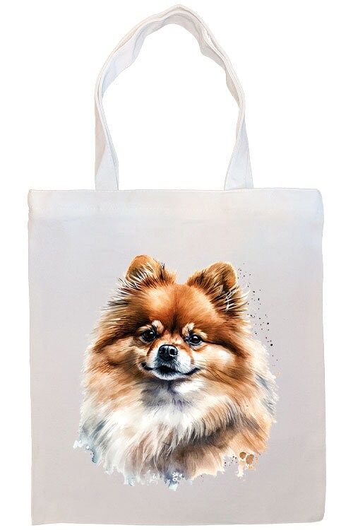 Bolsa de lona con cremallera, asas y bolsillo interior, "Pomerania"