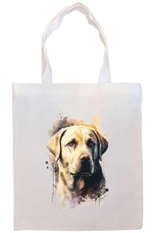 Bolso de lona con cremallera, asas y bolsillo interior, "Labrador"