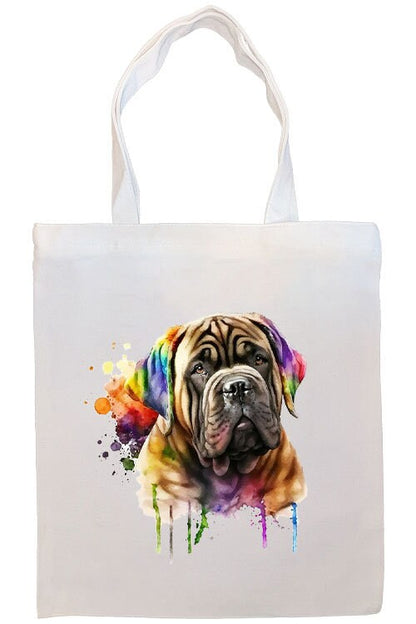 Bolso de lona con cremallera, asas y bolsillo interior, "Mastiff"