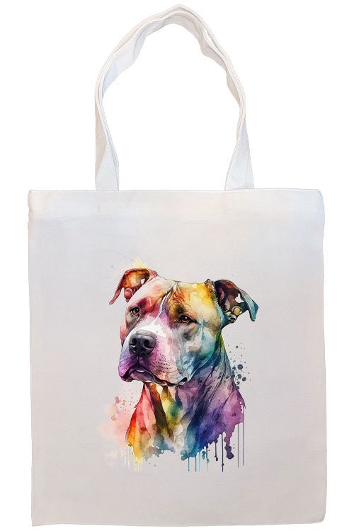 Bolsa de lona con cremallera, asas y bolsillo interior, "Pit Bull"