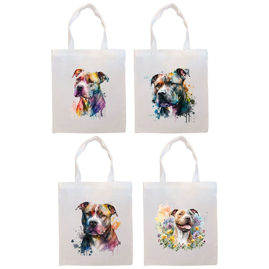 Bolsa de lona con cremallera, asas y bolsillo interior, "Pit Bull"