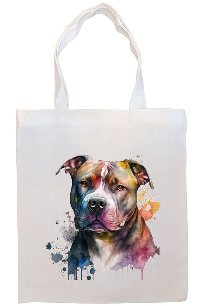 Bolsa de lona con cremallera, asas y bolsillo interior, "Pit Bull"