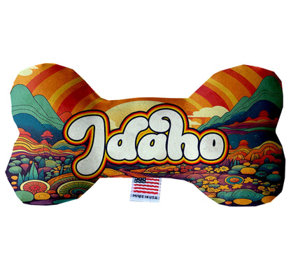 Juguetes de peluche en forma de hueso para mascotas y perros, "Opciones del estado de Idaho" (disponibles en diferentes opciones de diseño)