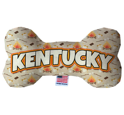 Pet & Dog Plush Bone Toys, "Kentucky State Options" (Available in different pattern options)