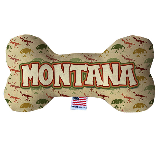 Pet & Dog Plush Bone Toys, "Montana State Options"