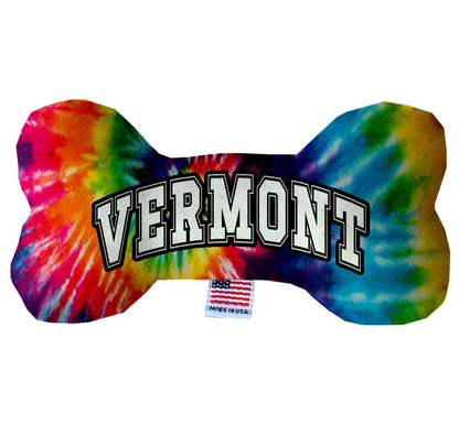 Pet & Dog Plush Bone Toys, "Vermont State Options" (Available in different pattern options)