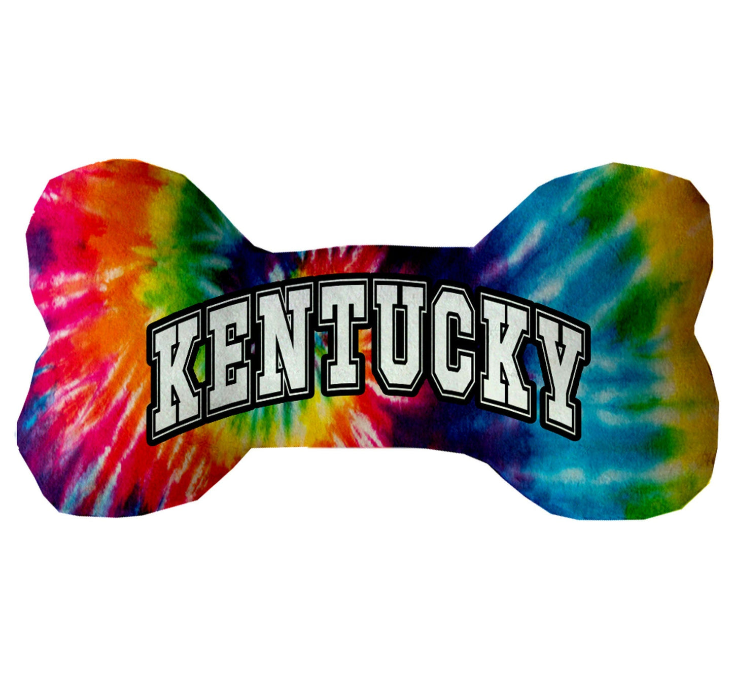 Pet & Dog Plush Bone Toys, "Kentucky State Options" (Available in different pattern options)