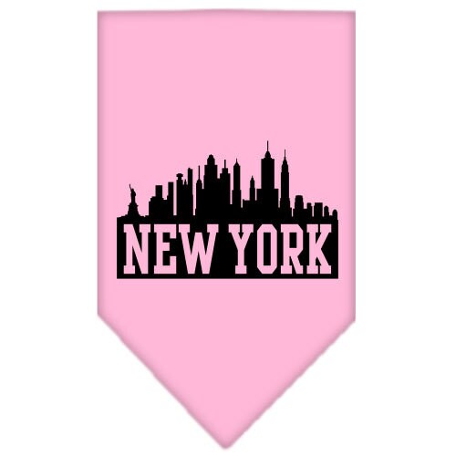 Bandana para mascotas y perros serigrafiada con el "New York Skyline"