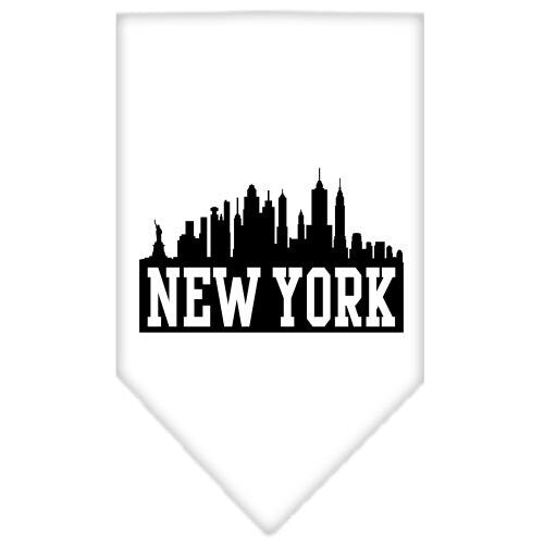 Bandana para mascotas y perros serigrafiada con el "New York Skyline"