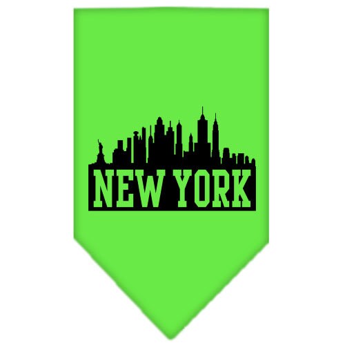 Bandana para mascotas y perros serigrafiada con el "New York Skyline"