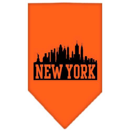 Bandana para mascotas y perros serigrafiada con el "New York Skyline"