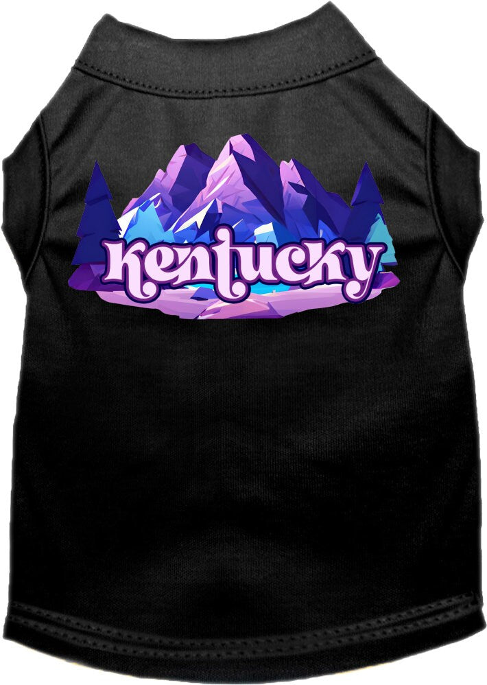 Camiseta serigrafiada para perros y gatos, "Kentucky Alpine Pawscape"