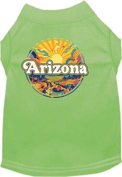 Camiseta serigrafiada para perros y gatos, "Arizona Trippy Peaks"