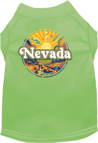 Camiseta serigrafiada para perros y gatos, "Nevada Trippy Peaks"