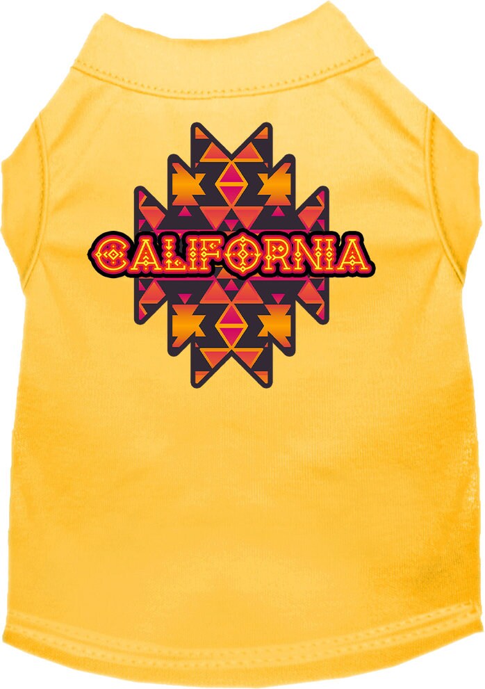 Camiseta serigrafiada para perros y gatos, "California Navajo Tribal"