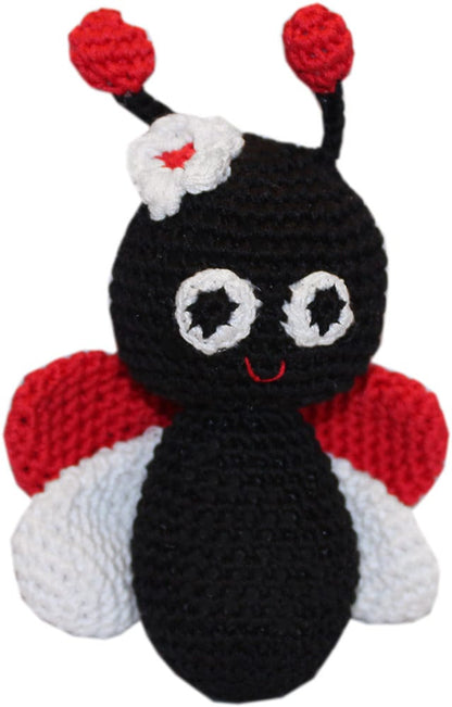 Juguetes para mascotas y perros de algodón orgánico Knit Knacks, "Grupo de amigos de San Valentín" (¡Elige entre 4 opciones diferentes!)