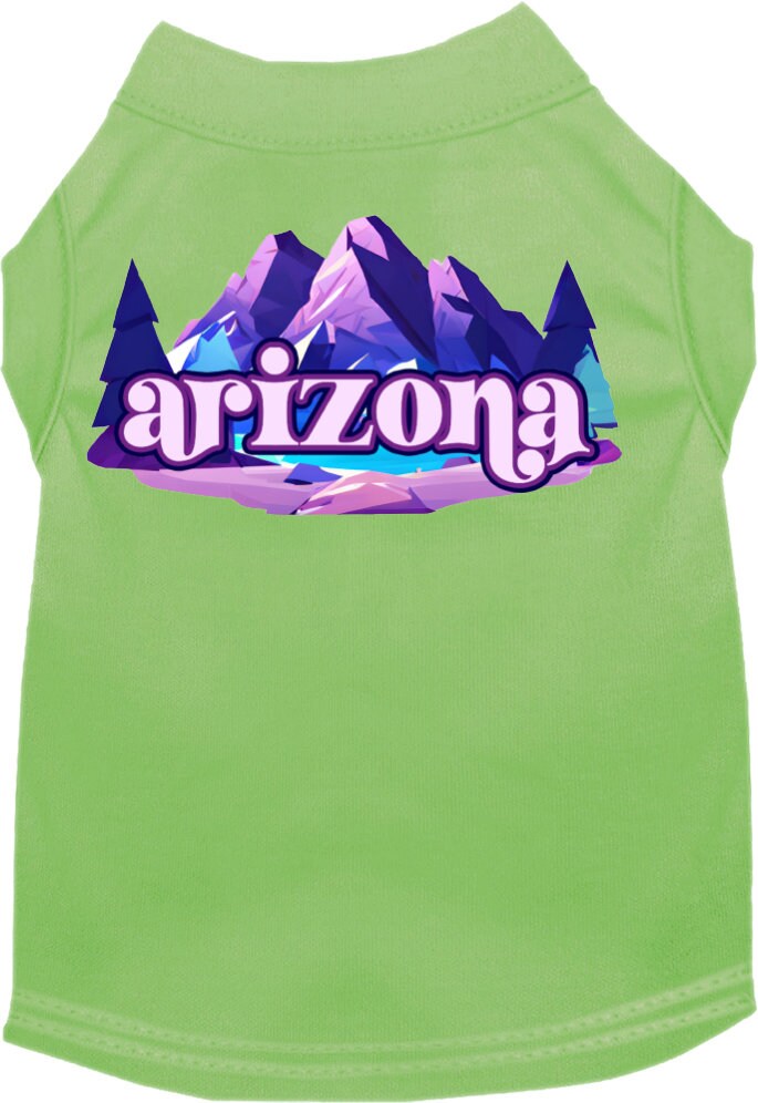 Camiseta serigrafiada para perros y gatos, "Arizona Alpine Pawscape"