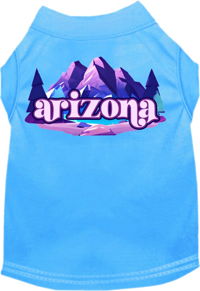 Camiseta serigrafiada para perros y gatos, "Arizona Alpine Pawscape"