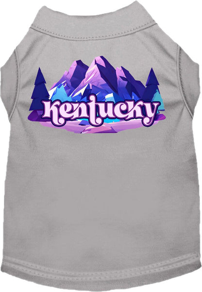 Camiseta serigrafiada para perros y gatos, "Kentucky Alpine Pawscape"