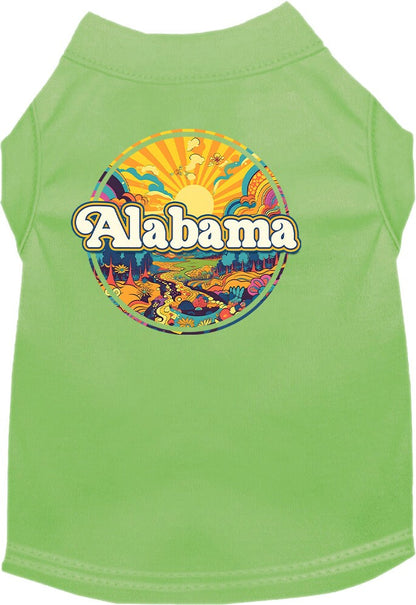 Camiseta serigrafiada para perros y gatos, "Alabama Trippy Peaks"