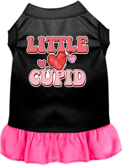 Pet Dog & Cat Screen Printed Dress "Little Cupid"