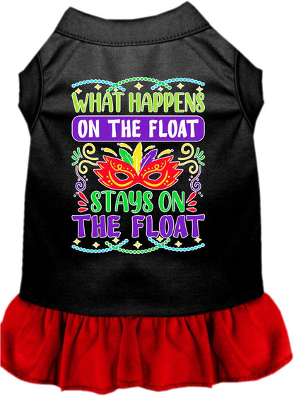 Pet Dog & Cat Screen Printed Dress "What Happens On The Float, Stays On The Float"