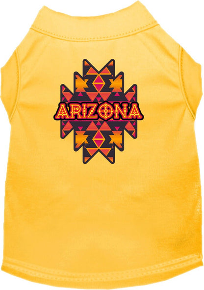 Camiseta serigrafiada para perros y gatos, "Arizona Navajo Tribal"