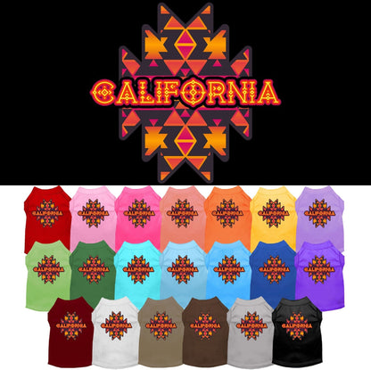 Camiseta serigrafiada para perros y gatos, "California Navajo Tribal"