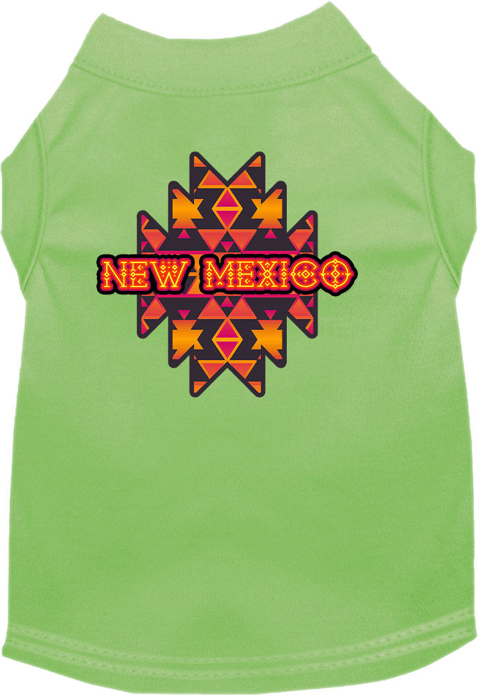 Pet Dog & Cat Screen Printed Shirt for Medium to Large Pets (Sizes 2XL-6XL), "New Mexico Navajo Tribal"