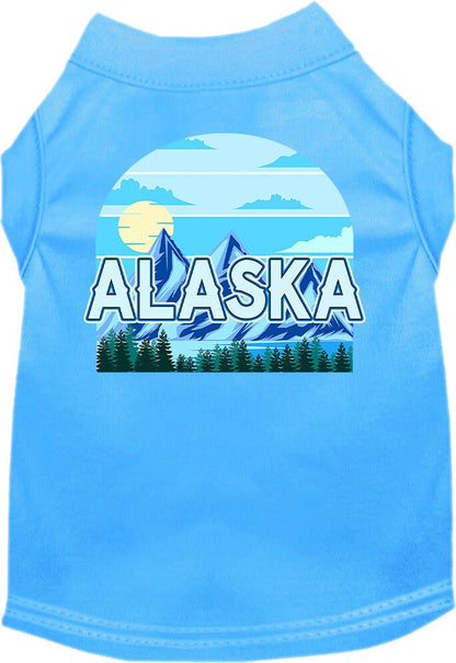 Pet Dog & Cat Screen Printed Shirt for Small to Medium Pets (Sizes XS-XL), "Alaska Trailblazer"