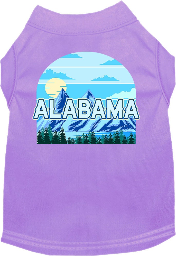 Pet Dog & Cat Screen Printed Shirt for Small to Medium Pets (Sizes XS-XL), "Alabama Trailblazer"