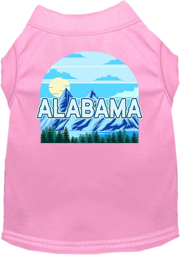 Pet Dog & Cat Screen Printed Shirt for Small to Medium Pets (Sizes XS-XL), "Alabama Trailblazer"