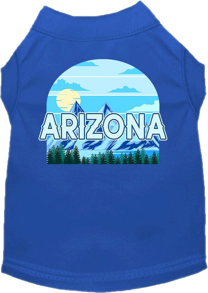 Camiseta serigrafiada para perros y gatos, para mascotas pequeñas y medianas (tallas XS a XL), "Arizona Trailblazer"