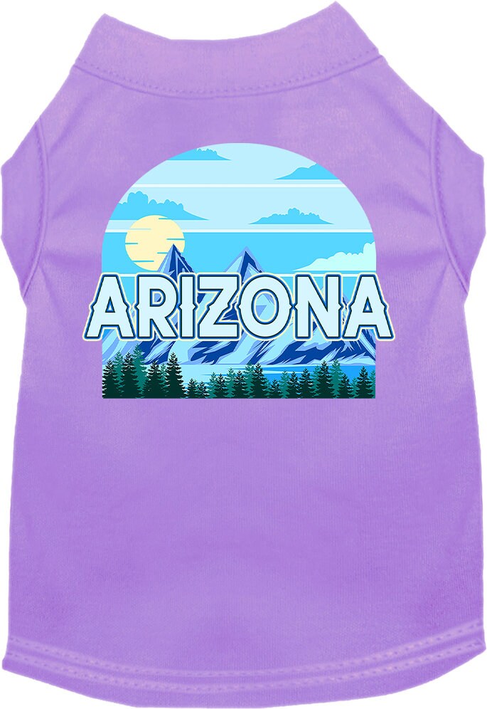 Camiseta serigrafiada para perros y gatos, para mascotas pequeñas y medianas (tallas XS a XL), "Arizona Trailblazer"