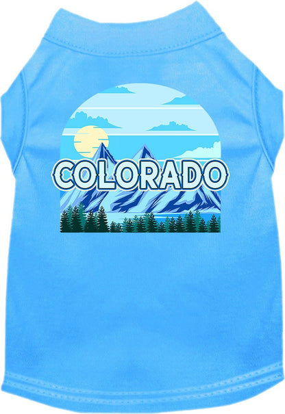 Pet Dog & Cat Screen Printed Shirt for Medium to Large Pets (Sizes 2XL-6XL), "Colorado Trailblazer"