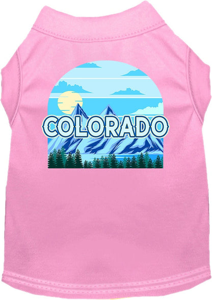 Pet Dog & Cat Screen Printed Shirt for Medium to Large Pets (Sizes 2XL-6XL), "Colorado Trailblazer"