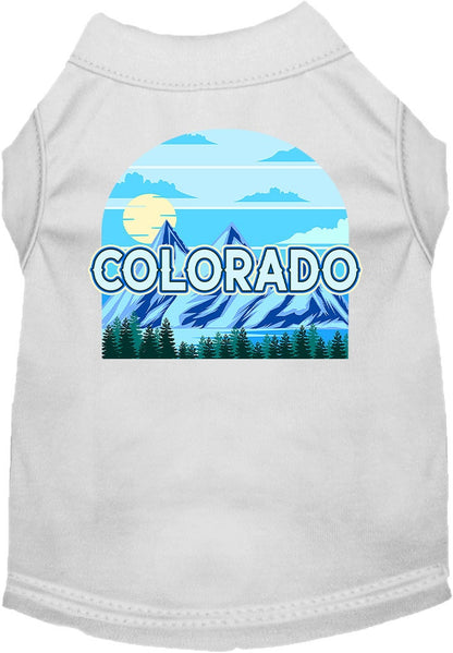 Pet Dog & Cat Screen Printed Shirt for Medium to Large Pets (Sizes 2XL-6XL), "Colorado Trailblazer"